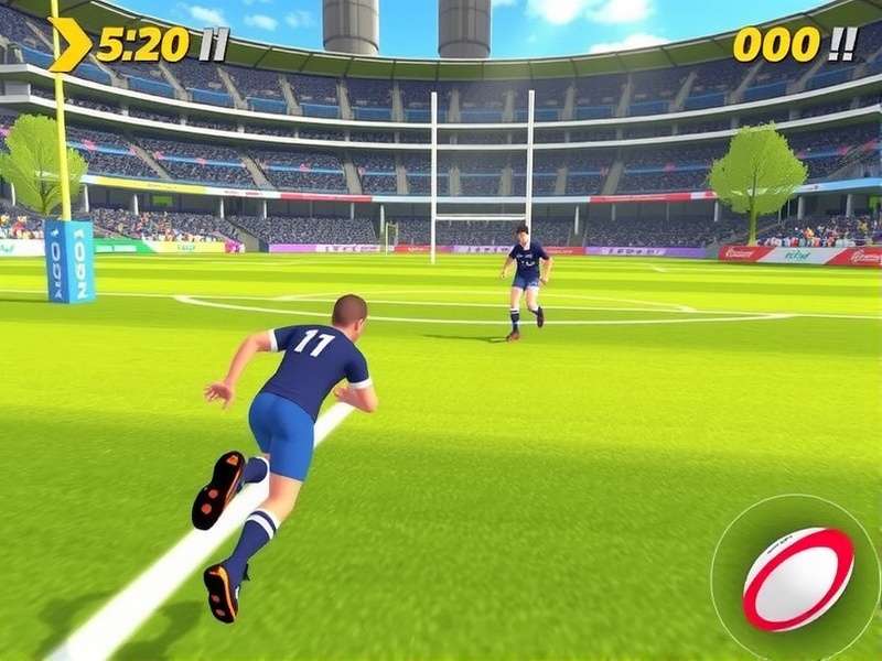 Rugby Agility Rush Gameplay Screenshot